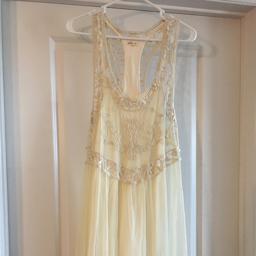 Cream and Lace Dress